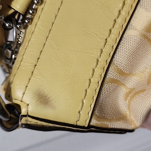 Yellow Coach Handbag - Picture 8 of 8